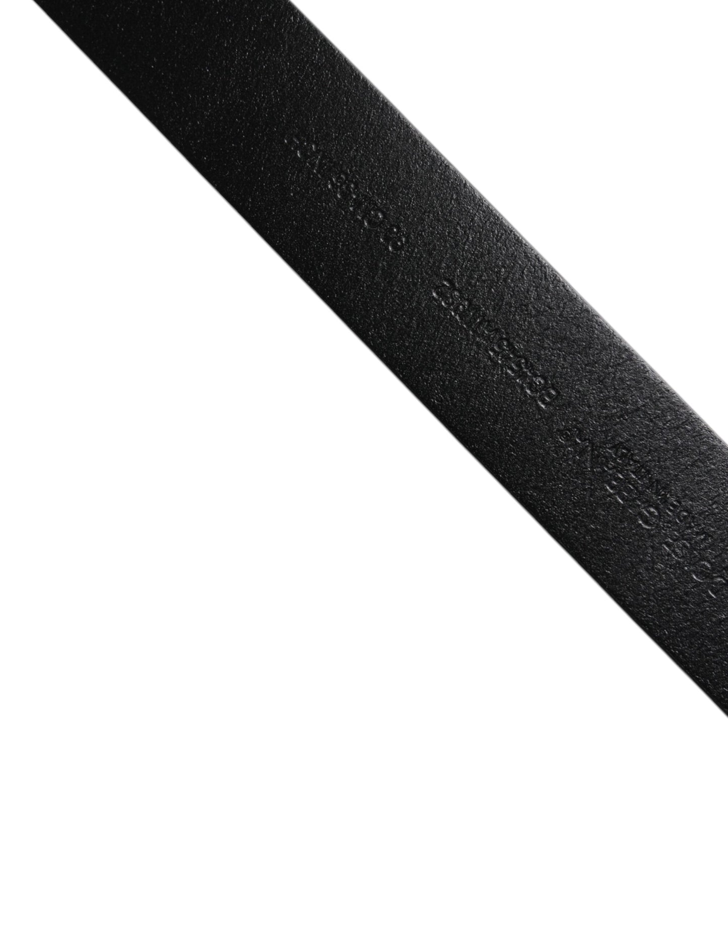 Dolce & Gabbana Brown Calf Leather Classic Metal Buckle Belt