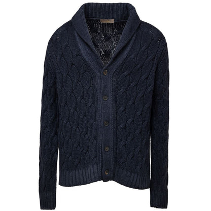 Cruciani Blue Cashmere Cardigan