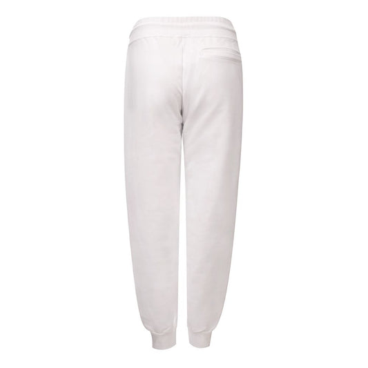 GCDS White Cotton Joggers (Workout Pants)