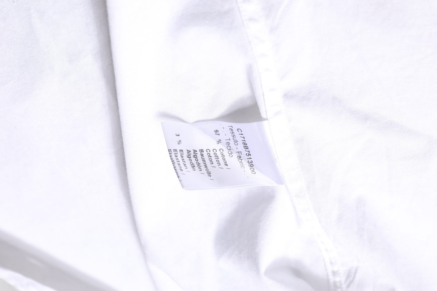 Daniele Alessandrini White Cotton Dress Formal Shirt