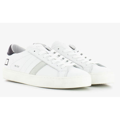 D.A.T.E White Leather Sneaker
