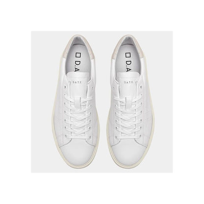 D.A.T.E White Leather Sneaker