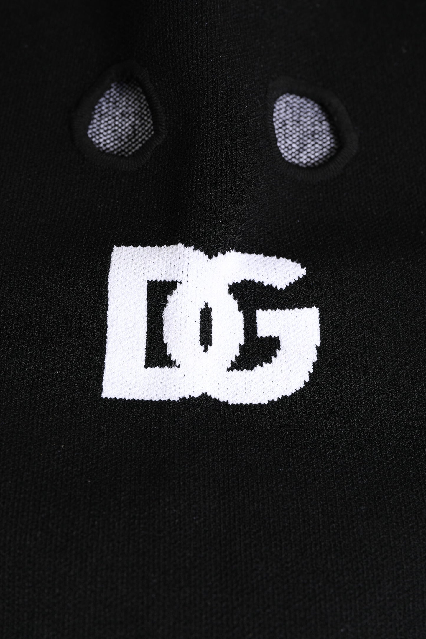 Dolce & Gabbana Black Cashmere Knitted Ski Mask Balaclava Hat