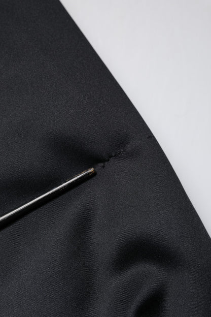 Dolce & Gabbana Black Polyester DG Hooded Full Zip Jacket