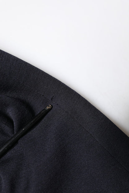 Dolce & Gabbana Black Wool Single Breasted Coat Suit Blazer