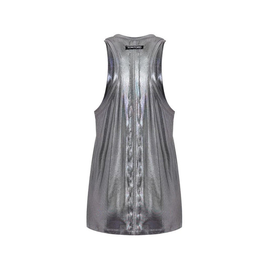 Tom Ford Gray Viscose Tank Tops