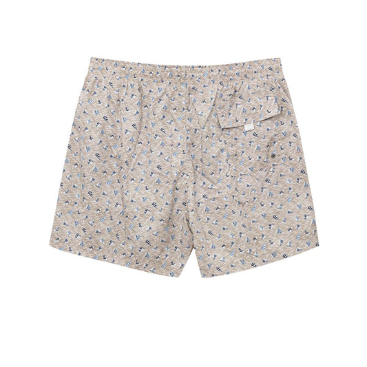 Canali Beige Polyester Swim Shorts
