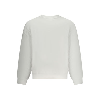 Guess Jeans White Cotton Men's Sweatshirt