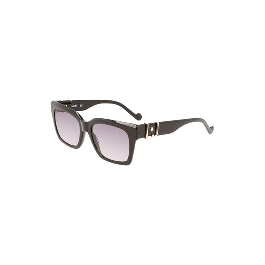 Liu Jo Black Acetate Women's Sunglass
