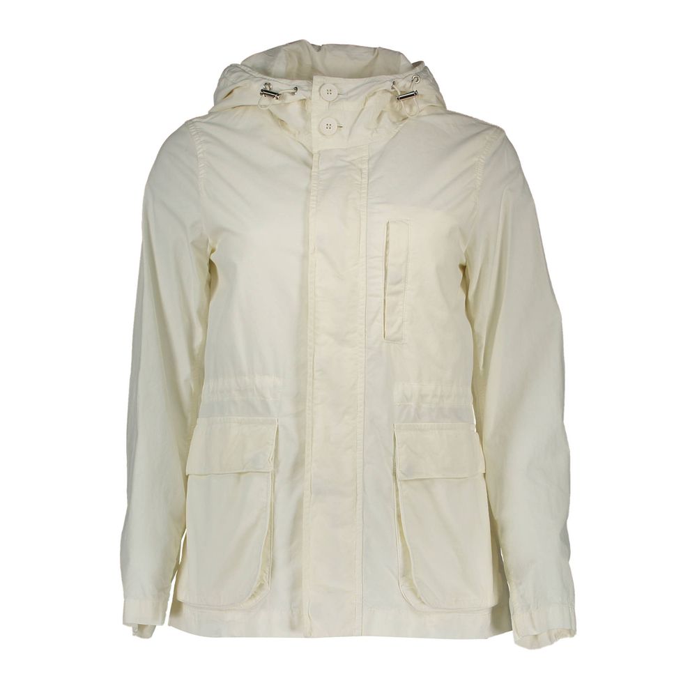 Gant White Cotton Women Jacket