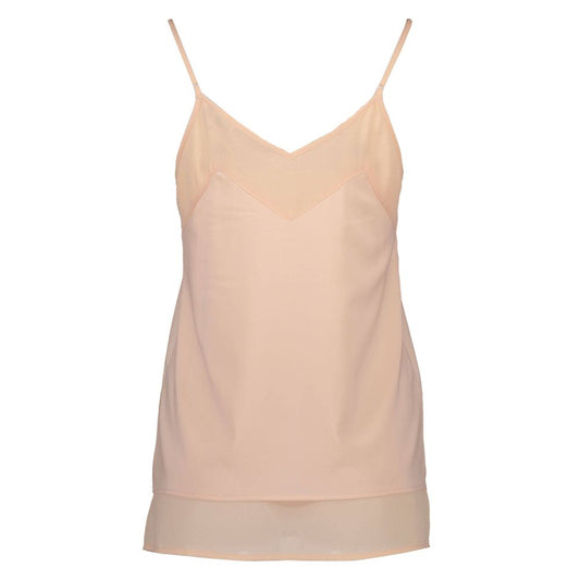 Silvian Heach Pink Polyester Women Tank Top