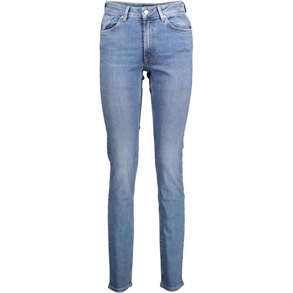 Gant Blue Cotton Women Jeans
