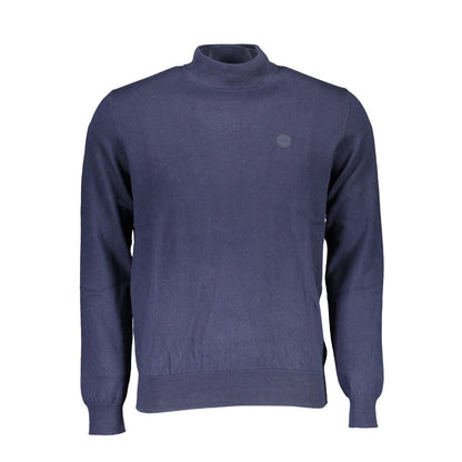 North Sails Blue Cotton Men Sweater