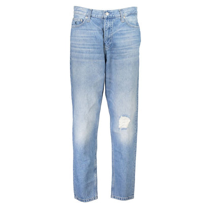 Calvin Klein Blue Cotton Women Jeans