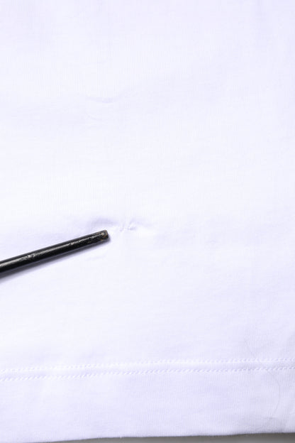 Dolce & Gabbana White Cotton DG Embroidery Crew Neck T-shirt