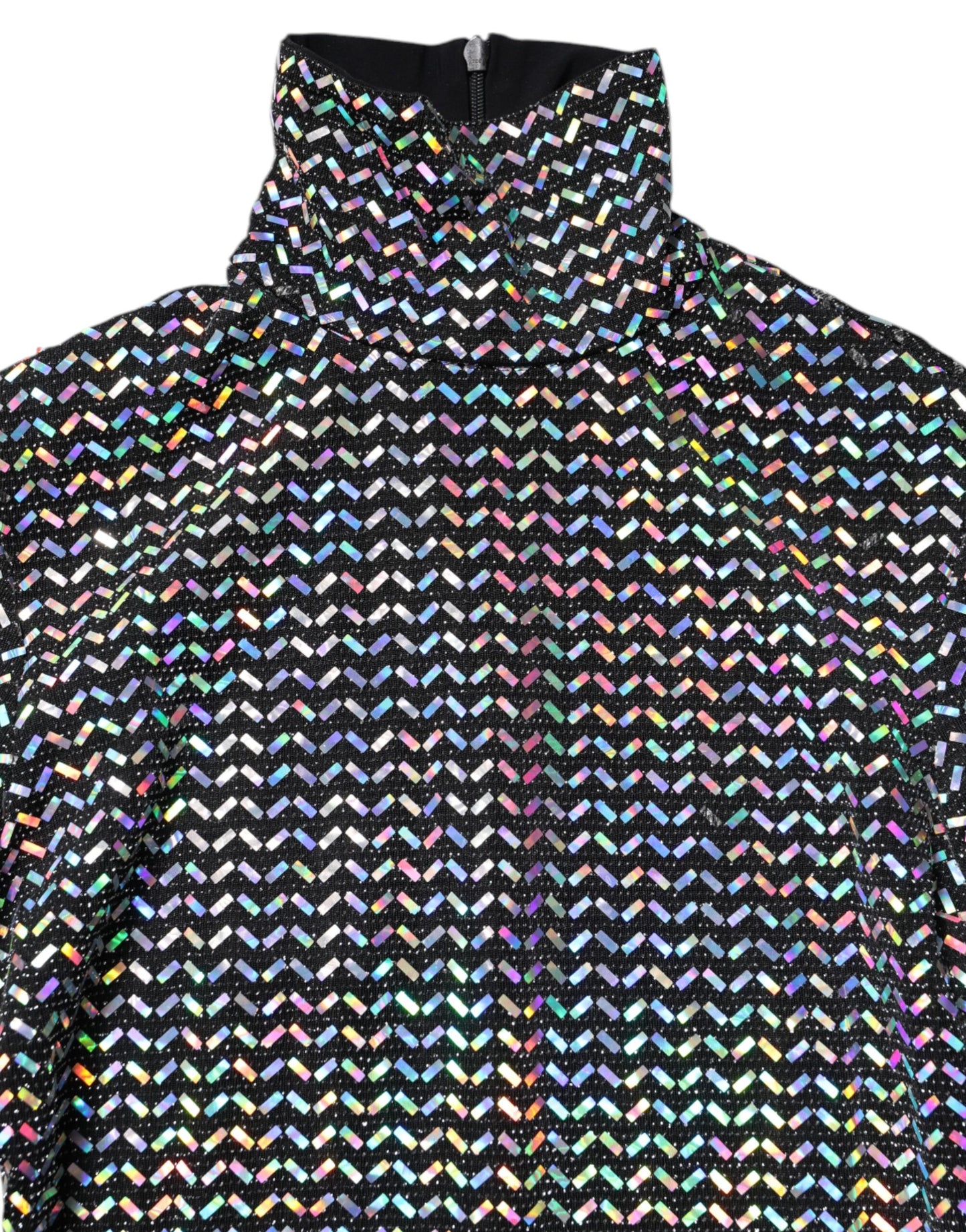 Dolce & Gabbana Black Embellished Nylon Bodycon Mini Dress