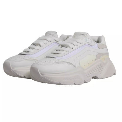 Dolce & Gabbana White Daymaster Low Top Mens Sneakers Shoes