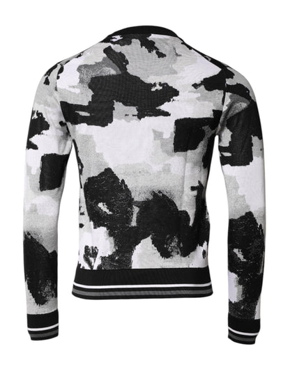 Dolce & Gabbana Multicolor Logo Crew Neck Pullover Sweater
