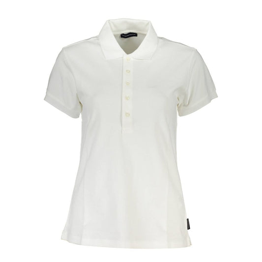 North Sails White Cotton Polo Shirt