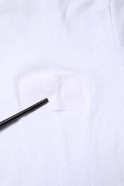 Dolce & Gabbana White Cotton Crew Neck Short Sleeves T-shirt