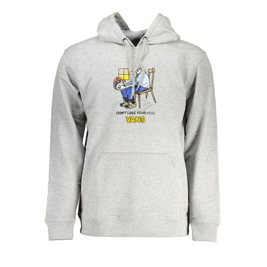 Vans Grigio Cotton Men's Sweatshirt