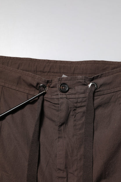 Dolce & Gabbana Brown Cotton Cargo Jogger Men Pants