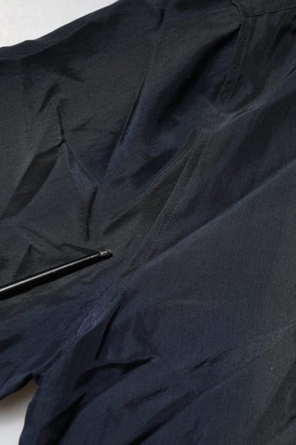 Dolce & Gabbana Black Silk Short Sleeves Men Casual Shirt