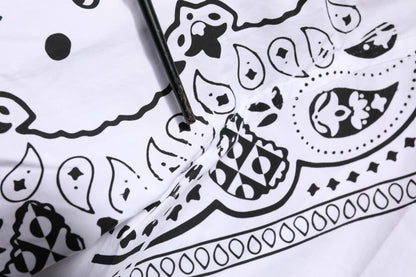 Dolce & Gabbana White MARTINI Bandana Print Formal Shirt