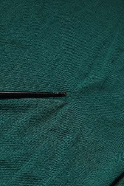 Dolce & Gabbana Green Cashmere Crew Neck Sweatshirt Sweater