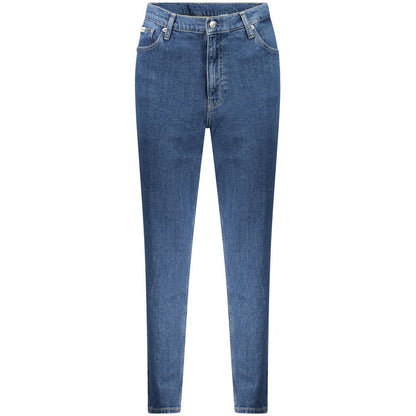 Calvin Klein Blue Cotton Women Jeans