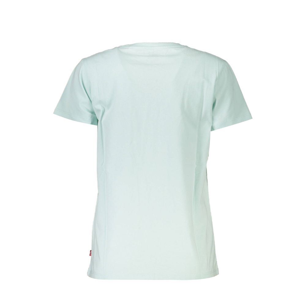 Levi's Blue Cotton Women T-Shirt