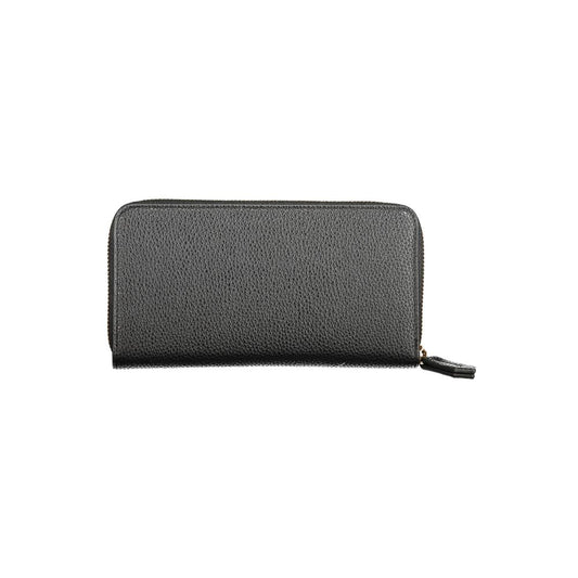 Mario Valentino Black Polyurethane Women Wallet