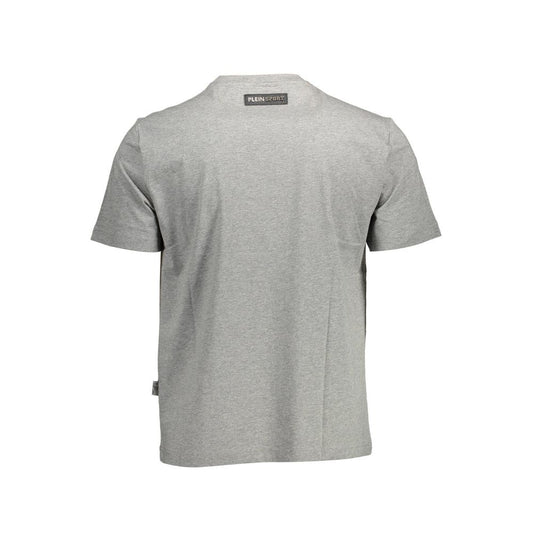 Plein Sport Brown Cotton Men T-Shirt