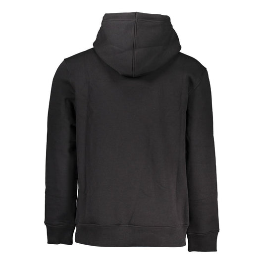 Calvin Klein Black Cotton Men's Sweater Hoodie