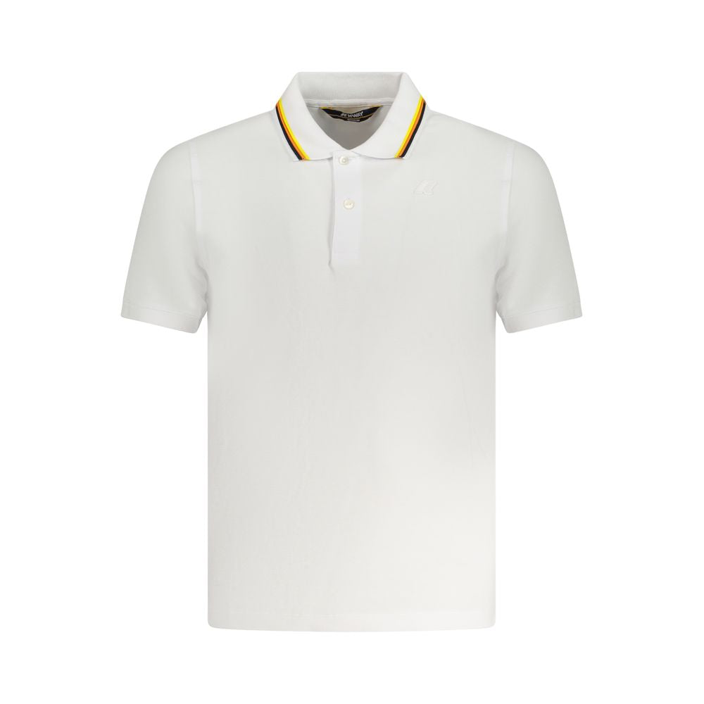 K-WAY White Cotton Men Polo Shirt