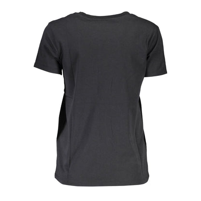 Levi's Black Cotton Women T-Shirt