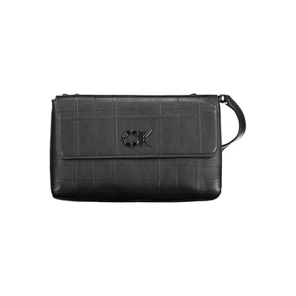 Calvin Klein Nero Polyester Women Shoulder Bag