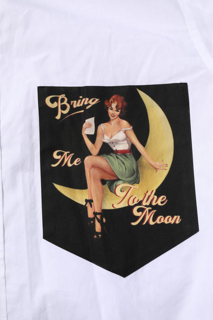 Dolce & Gabbana White Cotton MARTINI Long Sleeve Formal Shirt