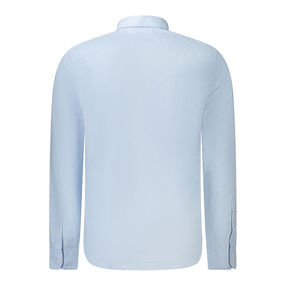 Timberland Light Blue Cotton Men Shirt