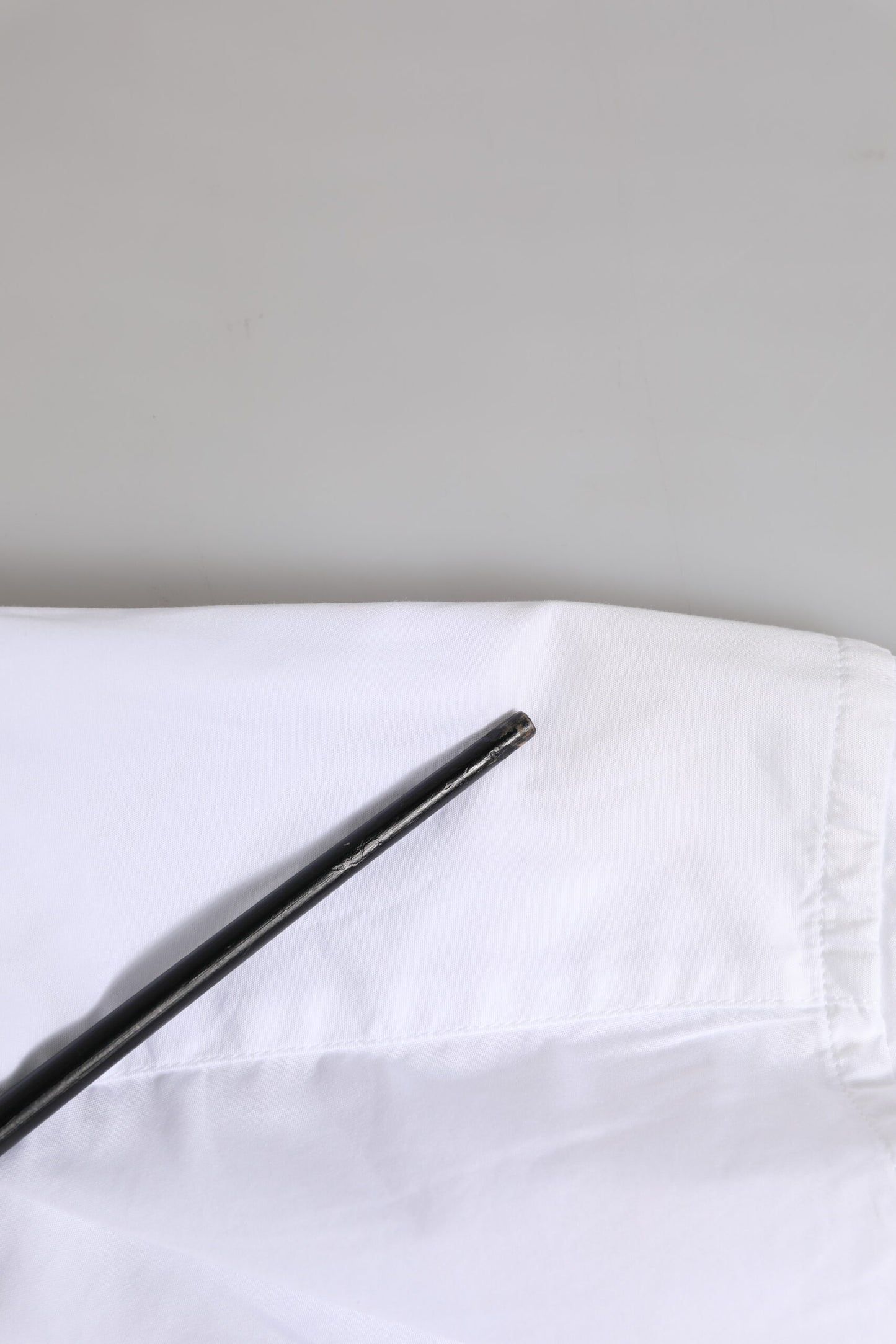 Dolce & Gabbana White GOLD Cotton Long Sleeves Men Formal Shirt