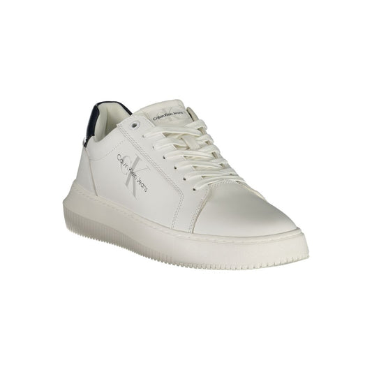 Calvin Klein White Leather Men Sneaker
