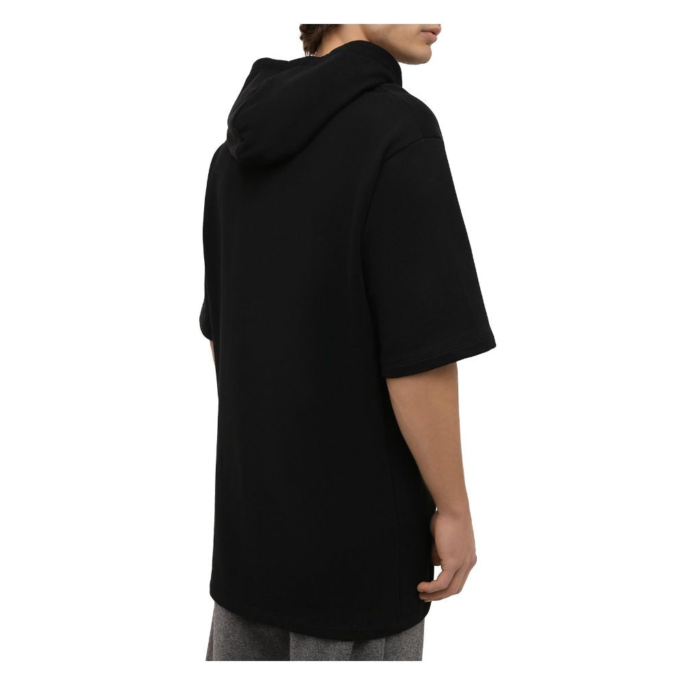 Balmain Black Cotton Sweatshirt