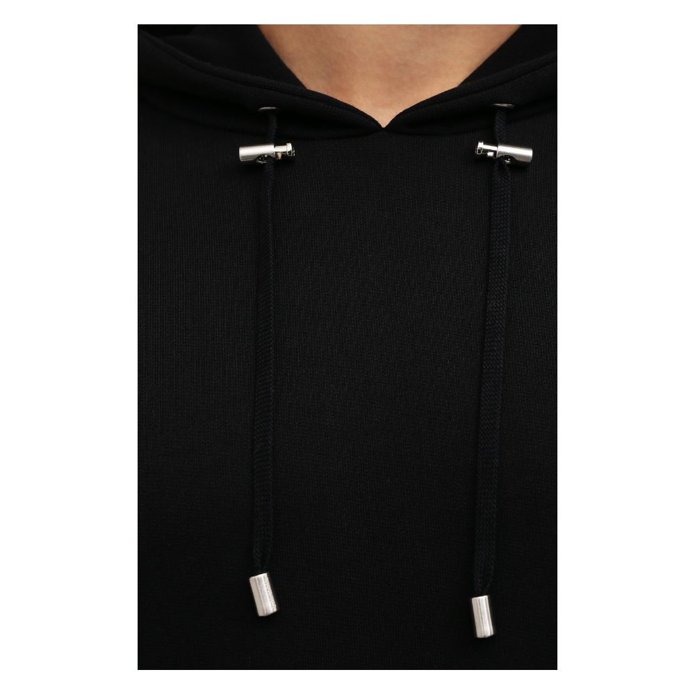 Balmain Black Cotton Sweatshirt