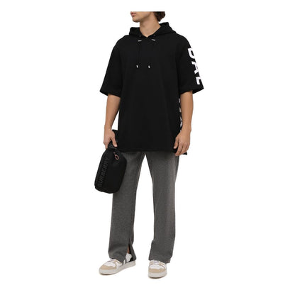Balmain Black Cotton Sweatshirt