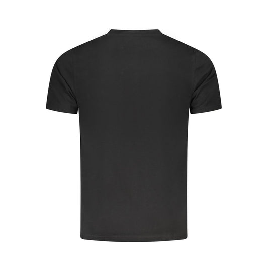 Cavalli Class Black Cotton Men T-Shirt