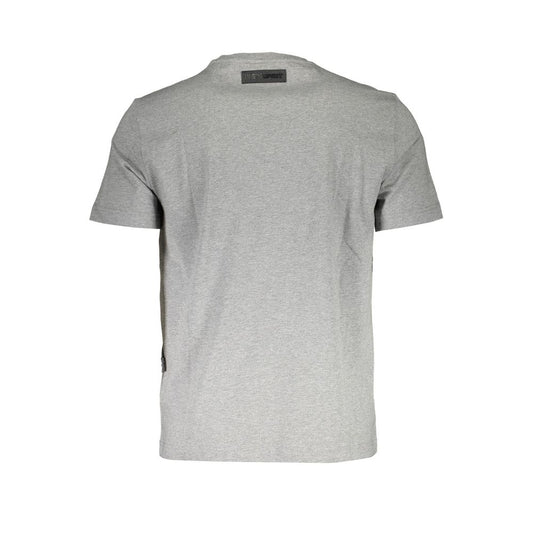 Plein Sport Gray Cotton T-Shirt