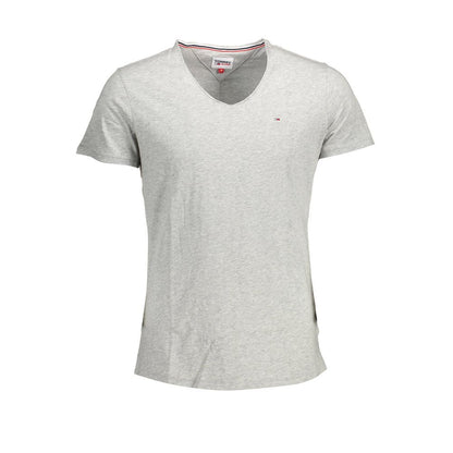 Tommy Hilfiger Gray Cotton T-Shirt