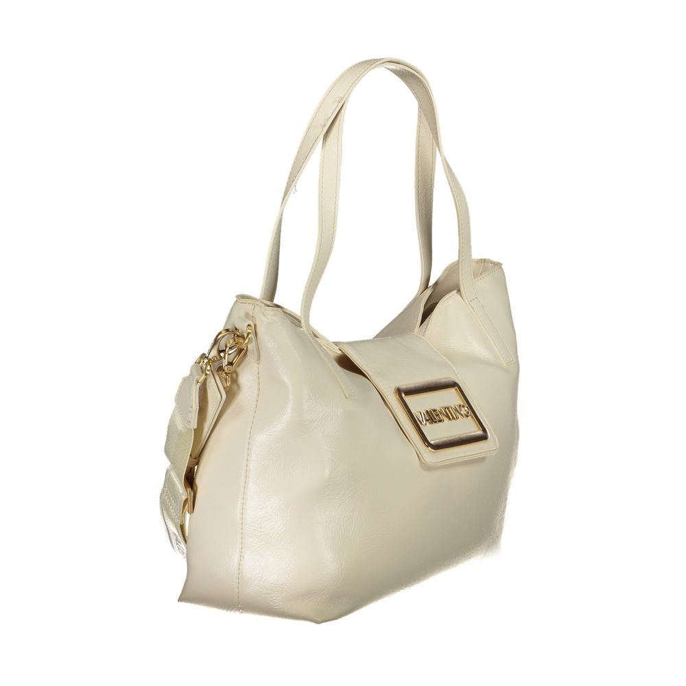 Mario Valentino Beige Polyethylene Women Handbag