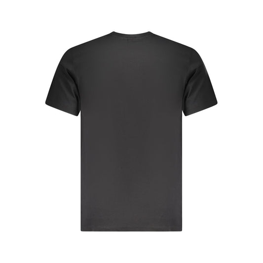 Fila Black Cotton Men T-Shirt