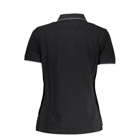 Napapijri Black Cotton Polo Shirt